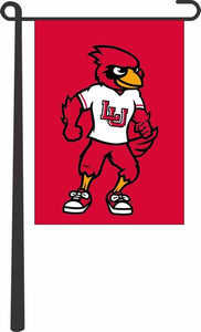 Lamar University - Big Red Cardinal Garden Flag