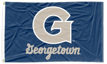 Load image into Gallery viewer, Navy Blue Georgetown Flag with G Georgetown Logo and Two Metal Grommets
