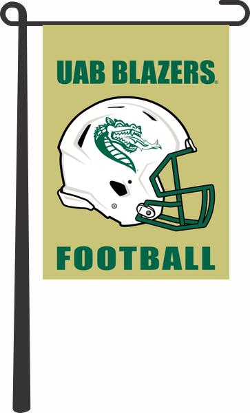 Helmet Uab Football 2014 SAM HUNT Signed UAB Blazers Schutt Mini