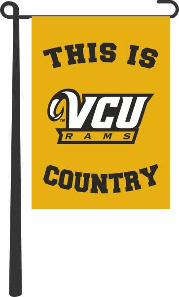 Virginia Commonwealth University (VCU) - This Is VCU Rams Country Garden Flag