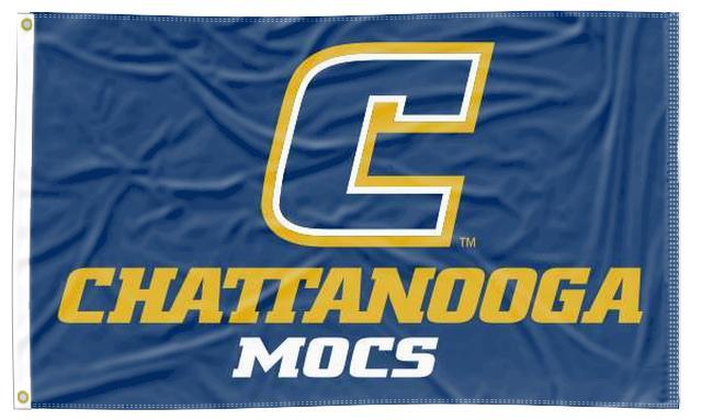 University of Tennessee at Chattanooga - Mocs Blue 3x5 Flag