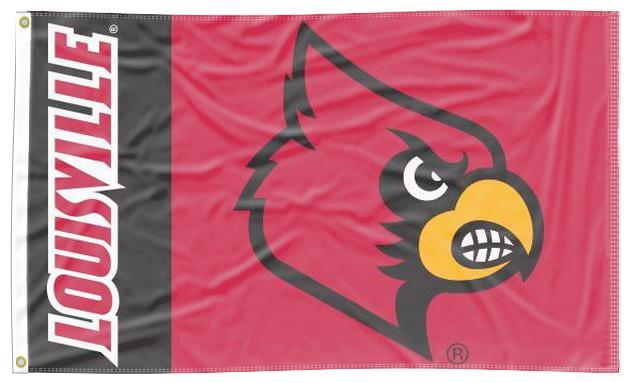 Louisville - Cardinal 3x5 Flag