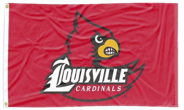 Louisville - Cardinals Red 3x5 Flag