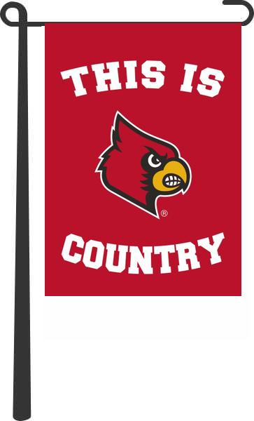 Louisville - This Is Cardinal Country Garden Flag