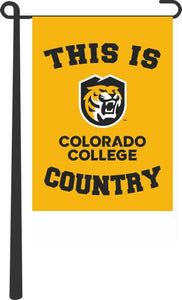 Colorado College - This Is Tigers Country Garden Flag