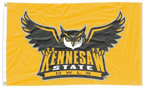 Kennesaw State - Owls Gold 3x5 Flag
