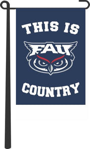 Florida Atlantic University - This Is Florida Atlantic University FAU Owls Country Garden Flag