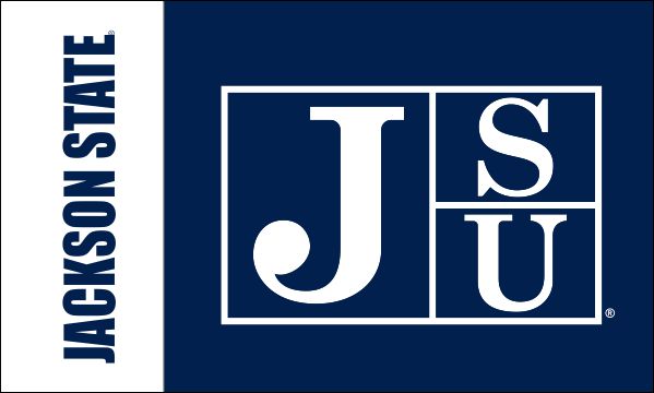 Jackson State University - JSU 2 Panel 3x5 Flag