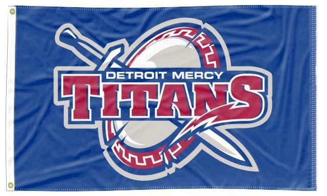 University of Detroit Mercy - Titans Blue 3x5 Flag
