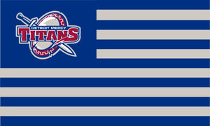 University of Detroit Mercy - National 3x5 Flag