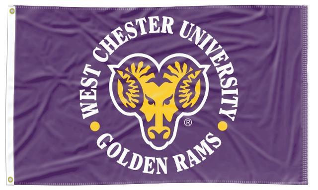 Wcu Rams West Chester University - Golden Rams 3x5 Flag – A to Z Flags, LLC
