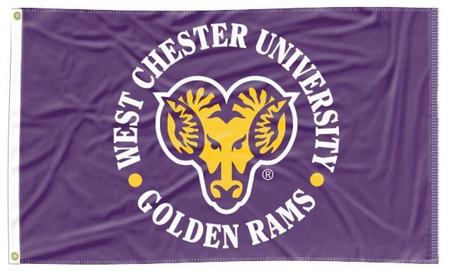 West Chester University - Golden Rams 3x5 Flag