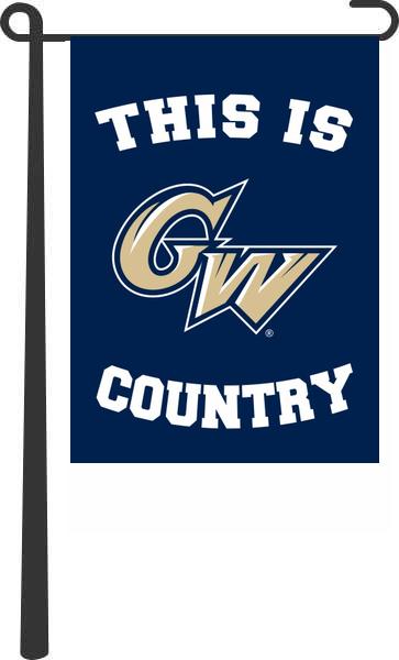 George Washington University - This Is Colonials Country Garden Flag