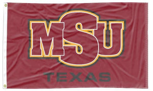 Midwestern State - MSU Texas Maroon 3x5 Flag