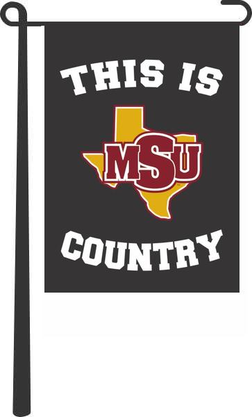 Midwestern State - This Is MSU Country Garden Flag