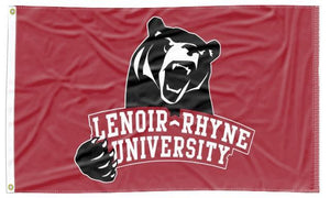 Lenoir-Rhyne - Bears Red 3x5 Flag