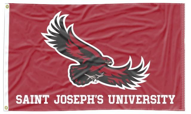 Saint Joseph's University - Hawks Red 3x5 Flag