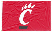 Load image into Gallery viewer, University of Cincinnati - Bearcats Red 3x5 Flag
