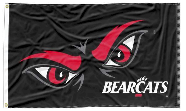 University of Cincinnati - Bearcats Eyes Black 3x5 Flag