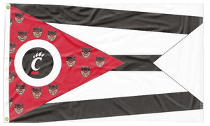 University of Cincinnati - Flag of Ohio Style 3x5 Flag