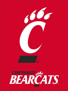 University of Cincinnati - Bearcats Red House Flag