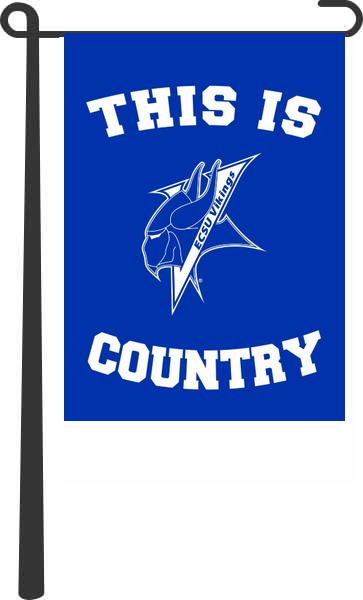 Elizabeth City State University - This Is Elizabeth City State University Vikings Country Garden Flag
