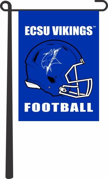 Elizabeth City State University - Football Garden Flag