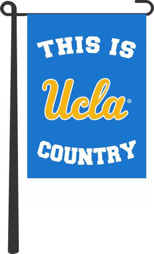 Blue 13x18 UCLA Garden Flag with This Is UCLA Bruins Country Logo