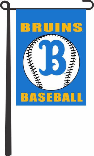 Blue 13x18 UCLA Baseball Garden Flag