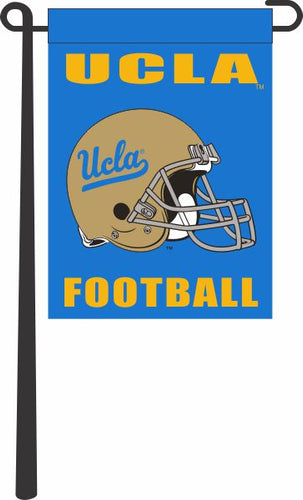 Blue 13x18 UCLA Football Garden Flag