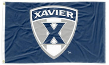 Load image into Gallery viewer, Xavier University - Musketeers Shield Blue 3x5 Flag
