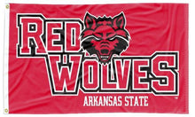 Load image into Gallery viewer, Arkansas State University - Red Wolves 3x5 Flag
