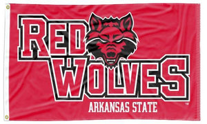 Arkansas State University - Red Wolves 3x5 Flag