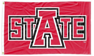 Arkansas State University - Red Wolves State 3x5 Flag