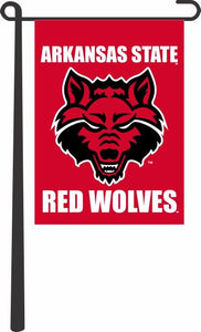 Arkansas State University - Red Wolves Garden Flag