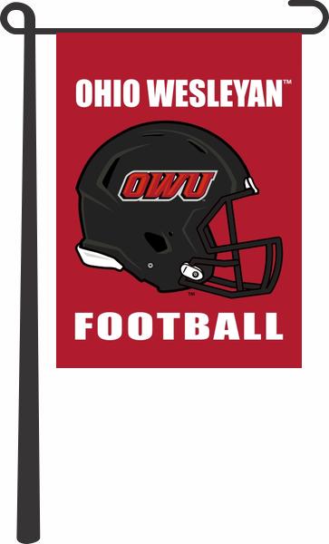 Ohio Wesleyan - Football Garden Flag