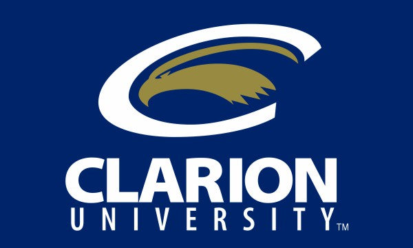 Pennsylvania Western University Clarion - Golden Eagle Blue 3x5 Flag