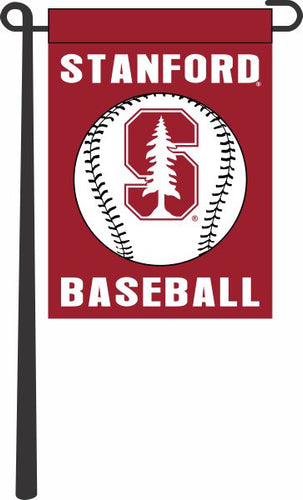 Cardinal Red Stanford Baseball 13x18 Garden Flag