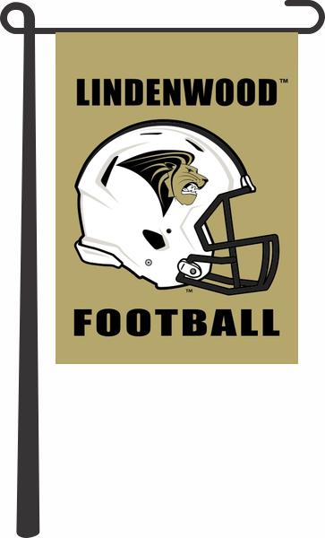 Lindenwood - Football Garden Flag