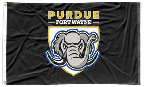 Indiana-Purdue Fort Wayne - Mastodons Black 3x5 Flag