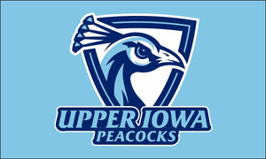 Upper Iowa University - Peacocks 3x5 Flag