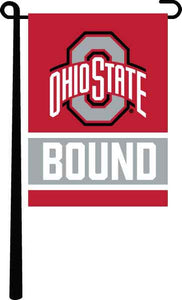 Ohio State - College Bound Garden Flag