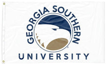 Load image into Gallery viewer, Georgia Southern University - University Eagles White 3x5 Flag
