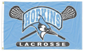 Johns Hopkins - Bluejays Lacrosse 3x5 flag