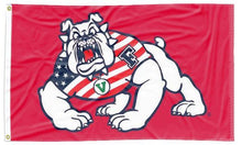 Load image into Gallery viewer, Fresno State University - American Bulldog Red 3x5 Flag
