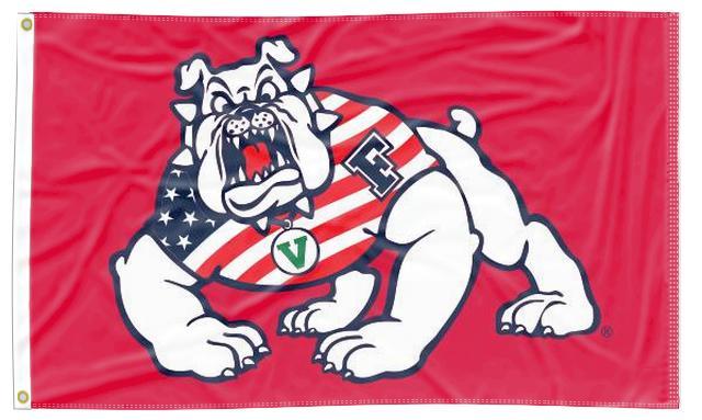 Fresno State University - American Bulldog Red 3x5 Flag