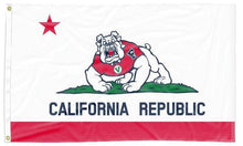 Load image into Gallery viewer, Fresno State University - Flag of California Style 3x5 Flag
