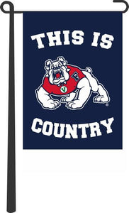 Fresno State University - This Is Fresno State University Bulldogs Country Garden Flag