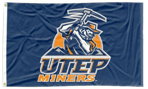 UT El Paso (UTEP) - Miners Blue 3x5 Flag