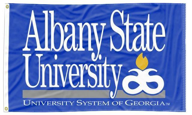 Albany State University - Golden Rams Blue 3x5 Flag
